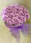   Szappan rózsa box levendula színű (Bp.-re és Pest megyébe rendelhető!)