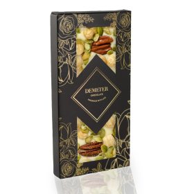   Demeter Fehércsokoládé pekándióval, tökmaggal és piemonti mogyoróval 