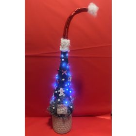 Grincsfa mézeskalács figurával - LED-es