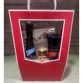 Ajándékcsomag táskában 