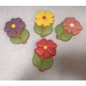 Kézműves mézeskalács szálas virág